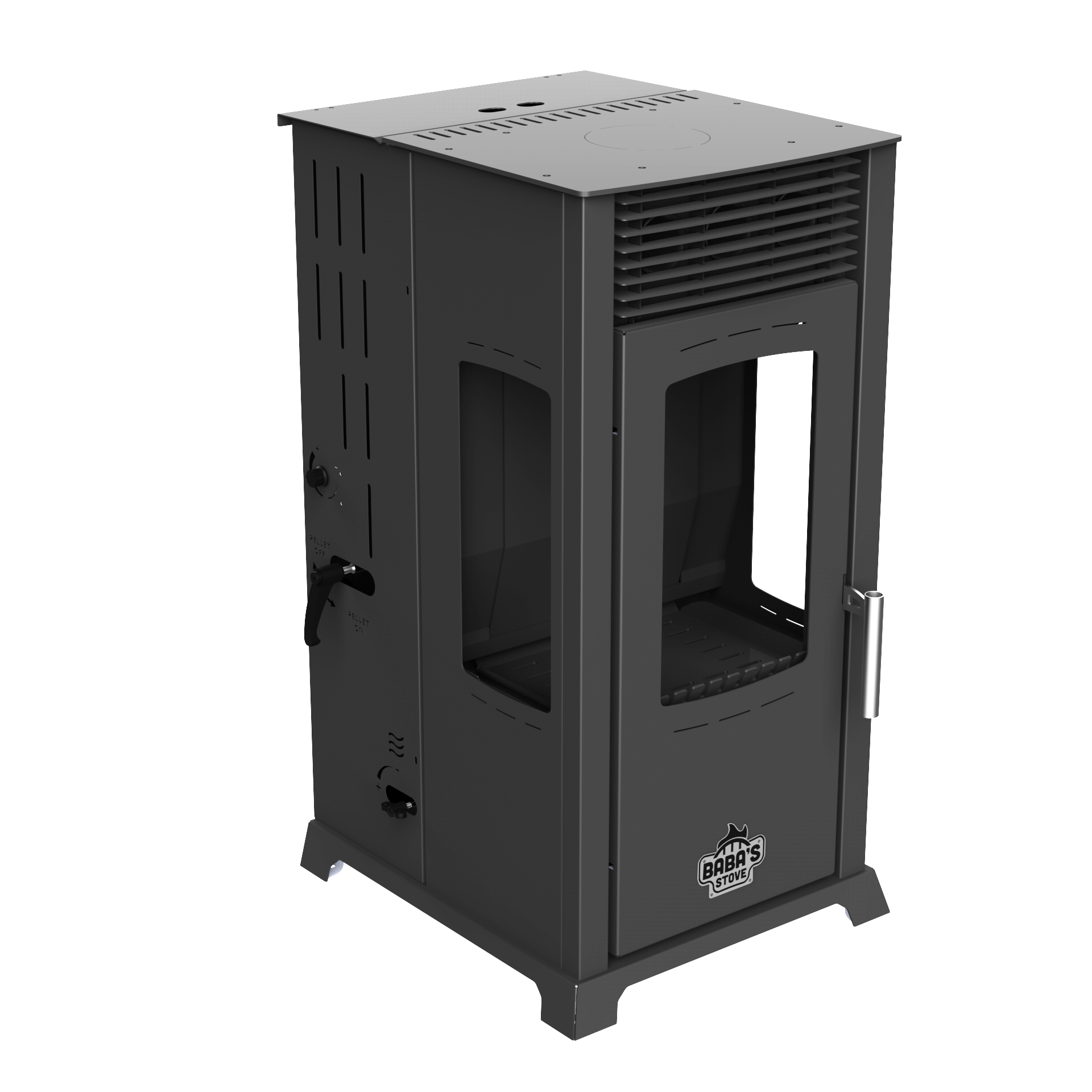 ECO PLUS FAN 8 KW / MANUEL PELET VE ODUN SOBASI